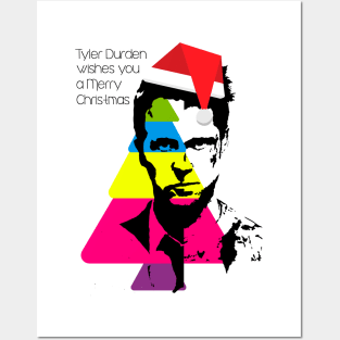 tyler durden christmas Posters and Art